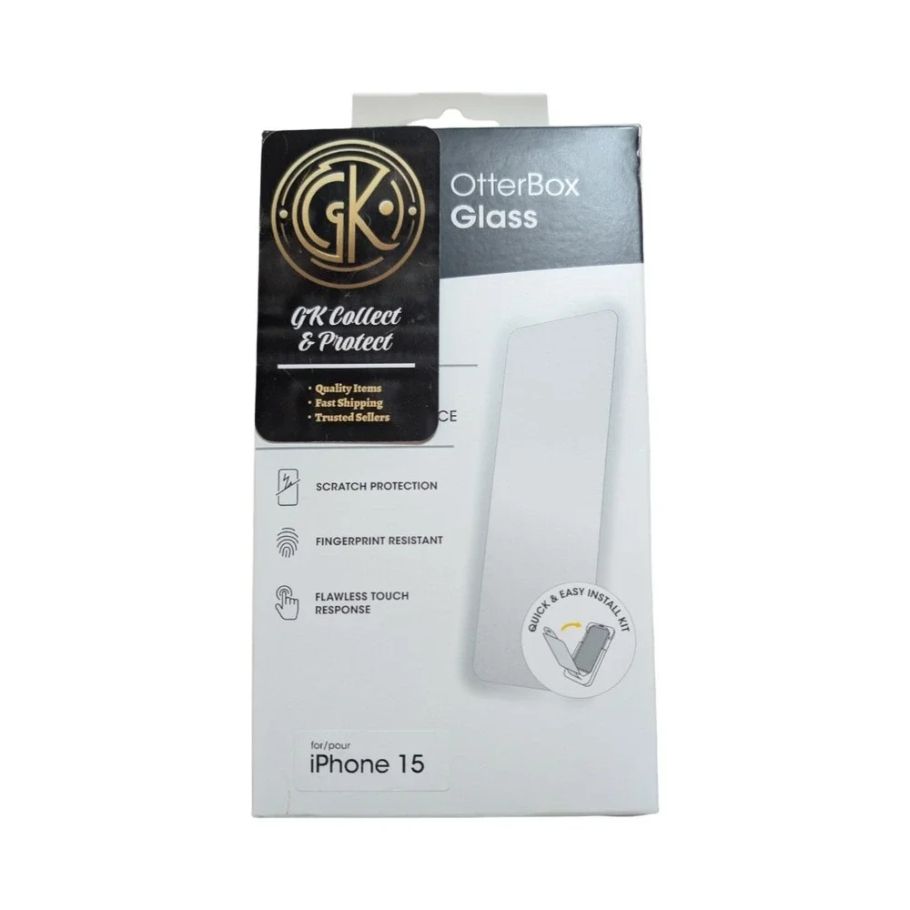 Mm6-N‎ Otterbox Glass Clear Screen Protector for Apple iPhone 15